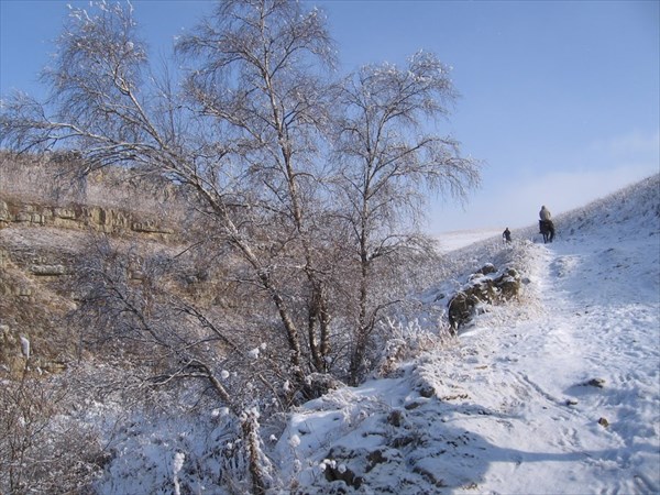 Горы зимой кавказ